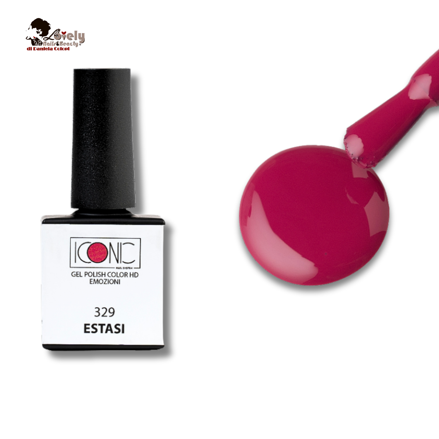 Gel Polish Color HD - 329 -  Estasi - ICONIC Nail System - 10 ml