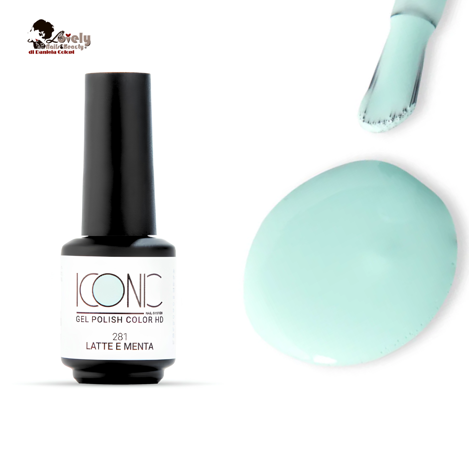 Gel Polish 281 - Latte e Menta - ICONIC Nail System - 8 ml