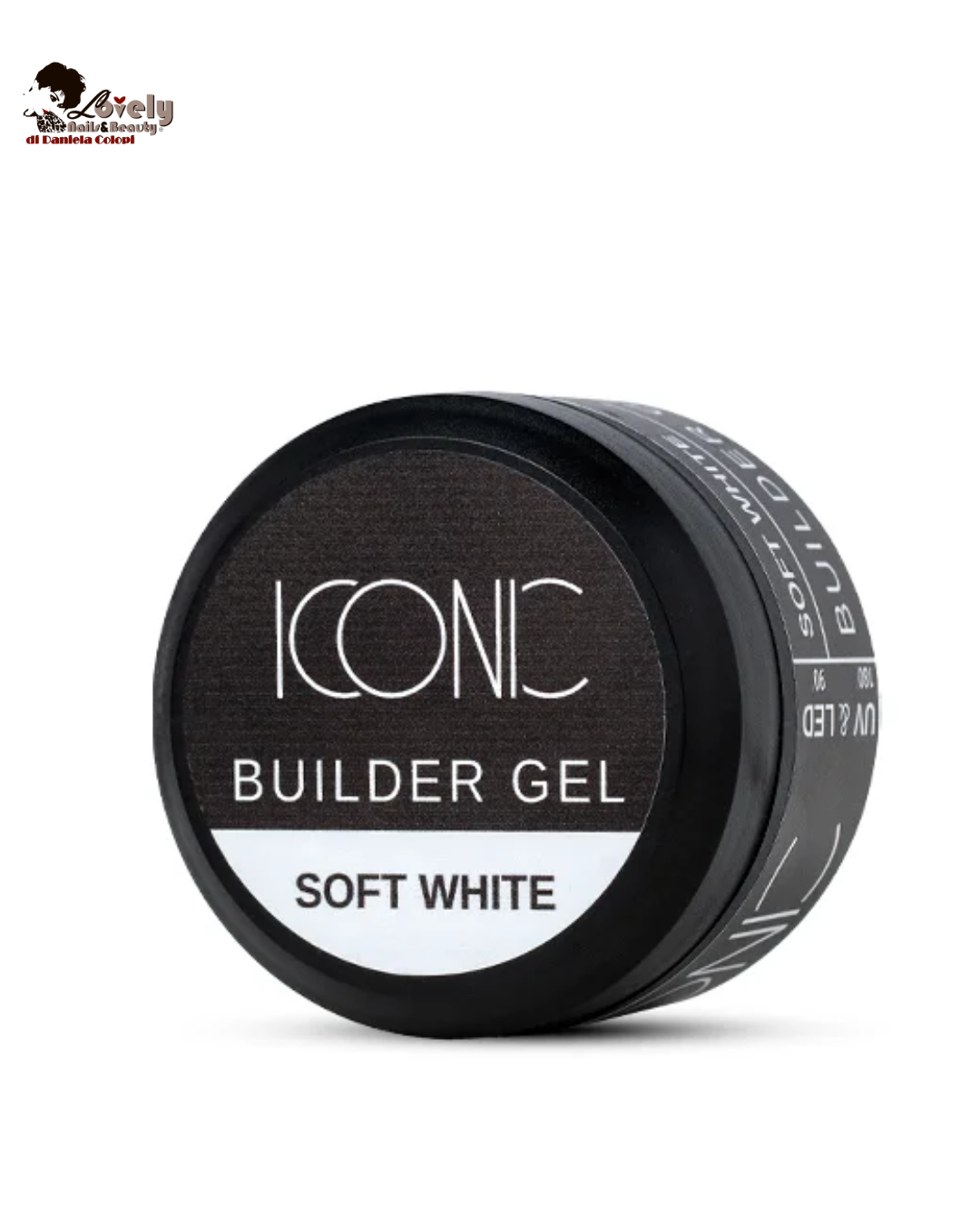 Builder Gel - SOFT White - ( bianco latte Intenso) ICONIC Nail System - 50 ml