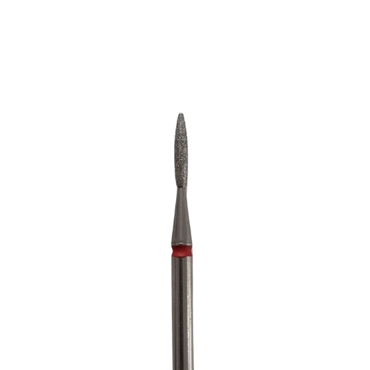 HBD-243RD.016X - Punta fresa diamantata - fiamma- lunga
rossa, L- 8,0 mm, D1,6 mm