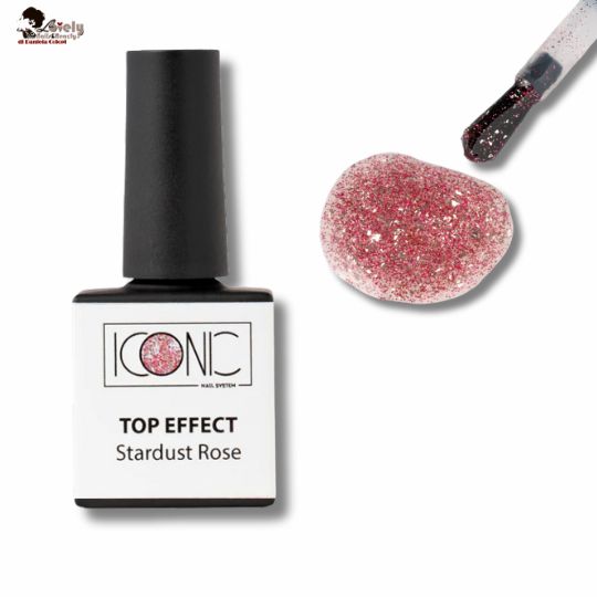 Top Effect Stardust - Rose - ICONIC Nail System - 10 ml
