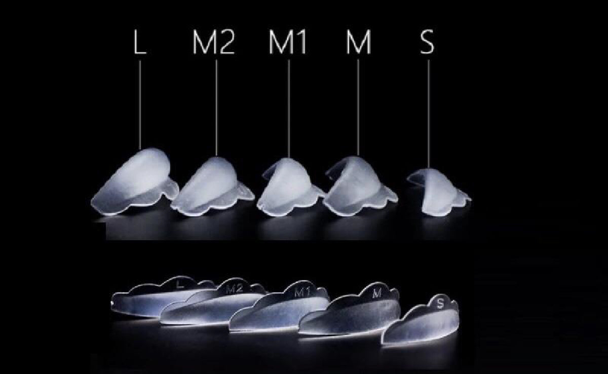 PAD IN SILICONE S-M-M1-M2-L 5PZ