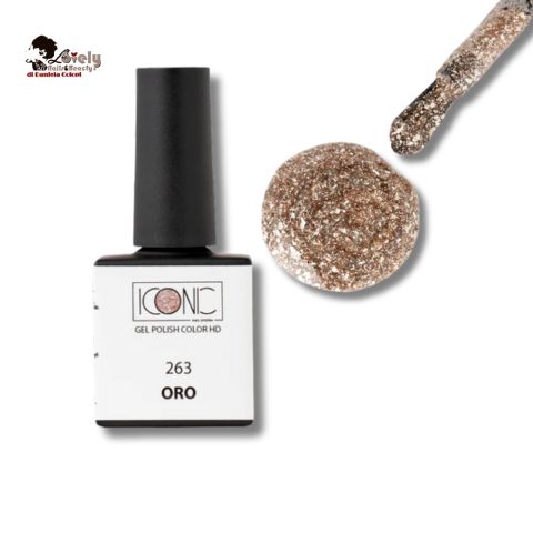 Gel Polish Color HD 263 - Oro - ICONIC Nail System - 10 ml