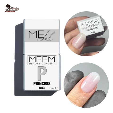 Gel Lak Princess 543 ( bianco latte) - MEEM - 8ml