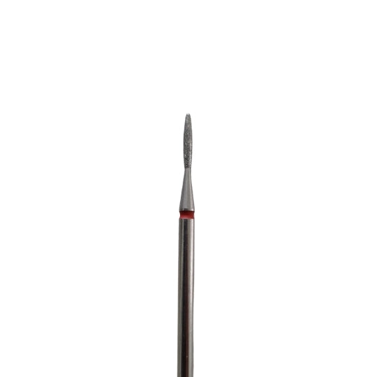 HBD-243RD.014X - Punta fresa diamantata - fiamma lunga -
rossa, L- 8,0 mm, diametro1,4 mm