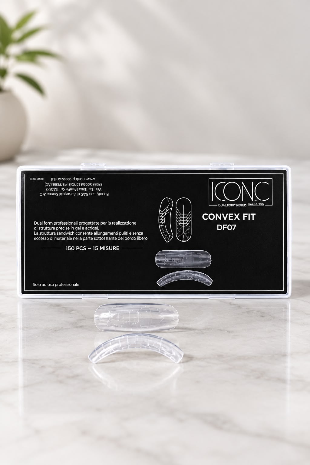 Dual Form - Convex Fit - DF07 - 15  misure 150 pzz - Iconic Nail System