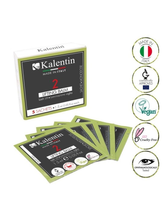 KALENTIN  - LIFTING BALM VEGANO - Step 2 Laminazione Ciglia (5 Monodosi da 1,5ml)