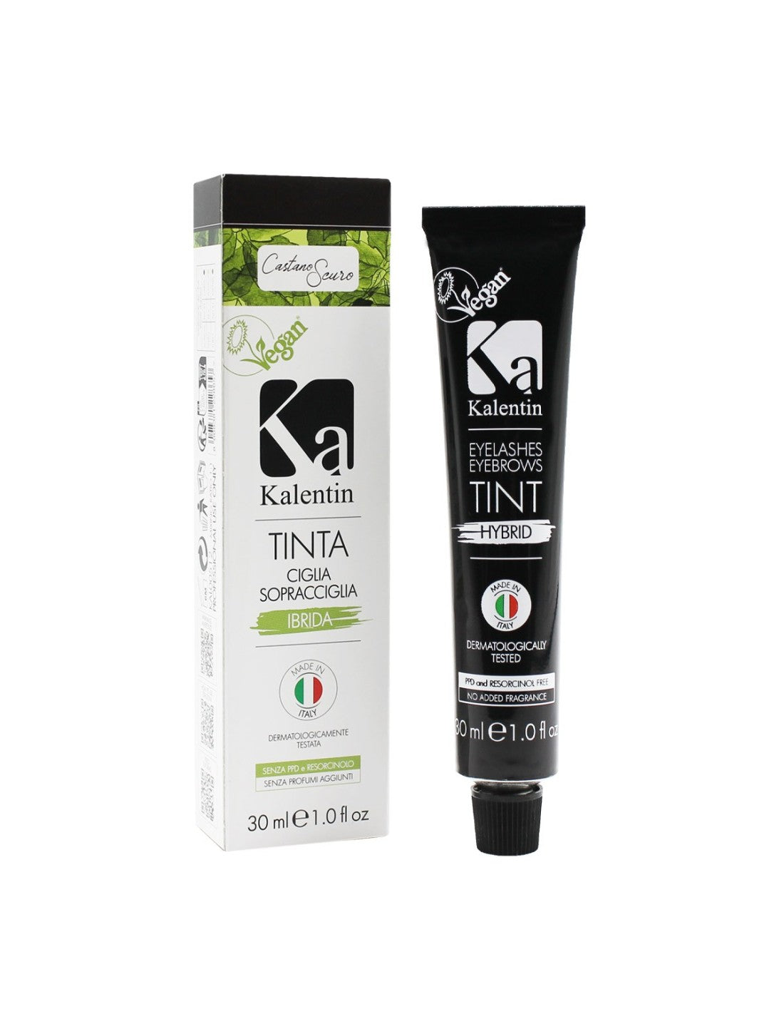 KALENTIN TINTA IBRIDA EFFETTO HENNE CASTANO SCURO - 30ml