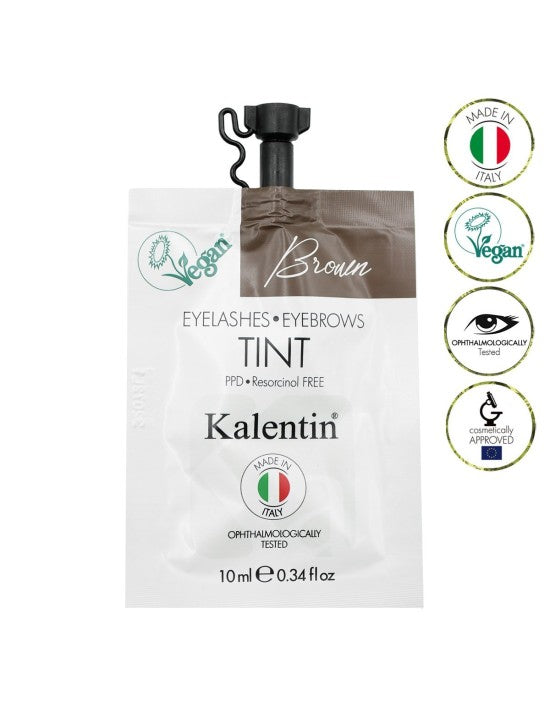 KALENTIN - TINTA IBRIDA CIGLIA E SOPRACCIGLIA EFFETTO HENNE - CASTANO - 10ML