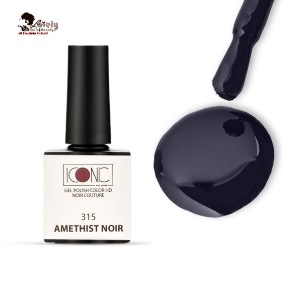 Gel Polish Color HD - 315 Amethist Noir - ICONIC Nail System - 10 ml